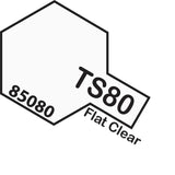 TAMIYA TS-80 FLAT CLEAR SPRAY PAINT