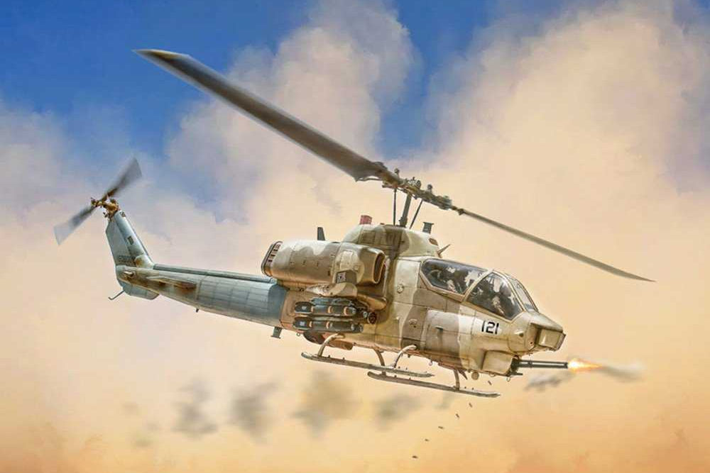 1:72 ITALERI AH-1W SUPER COBRA Plastic Model Kit