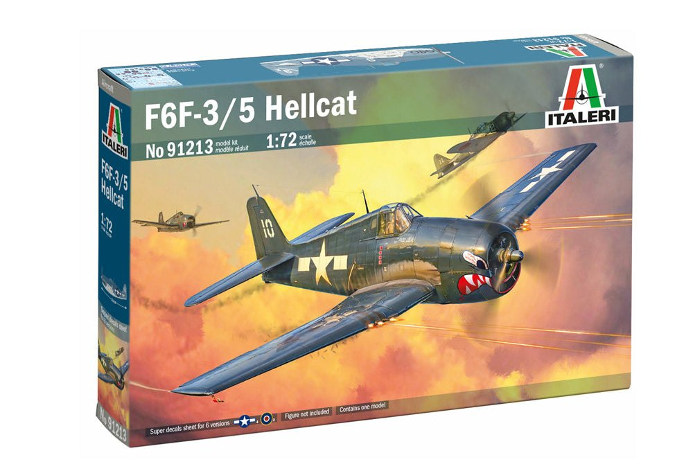 1:72 ITALERI GRUMMAN HELLCAT F6 F-3 Plastic Model Kit