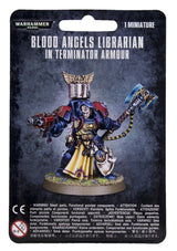 WARHAMMER 40K Blood Angels Librarian in Terminator Armour