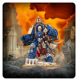 WARHAMMER 40K Ultramarines: Marneus Calgar in Armour of Antilochus