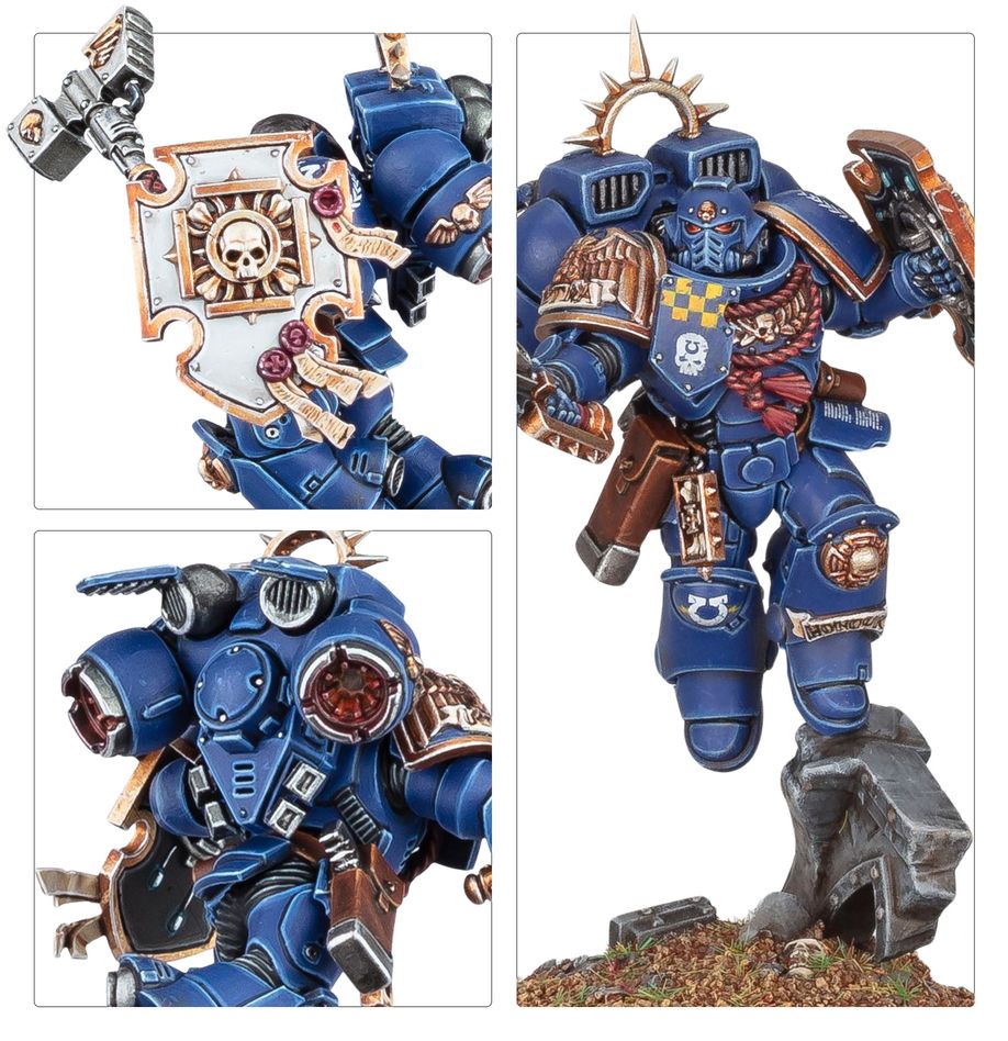 WARHAMMER 40K Captain with Jump Pack and Relic Shield