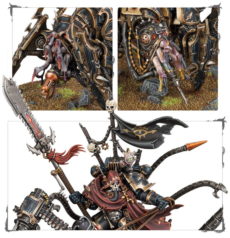WARHAMMER 40K Chaos Space Marines: Lord Discordant on Helstalker
