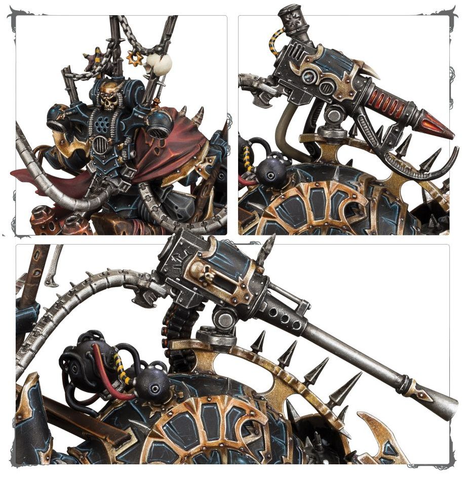 WARHAMMER 40K Chaos Space Marines: Lord Discordant on Helstalker