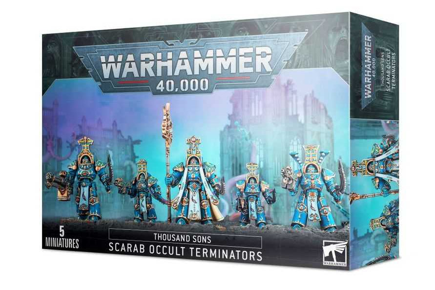 WARHAMMER 40K Thousand Sons: Scarab Occult Terminators