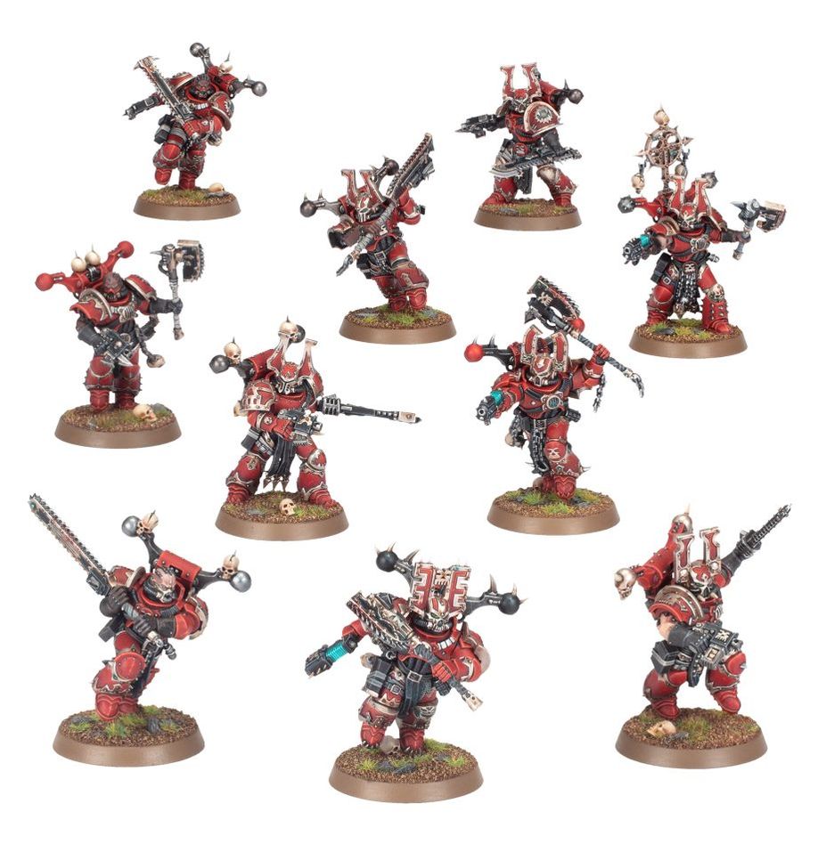 WARHAMMER 40K World Eaters: Khorne Berserkers