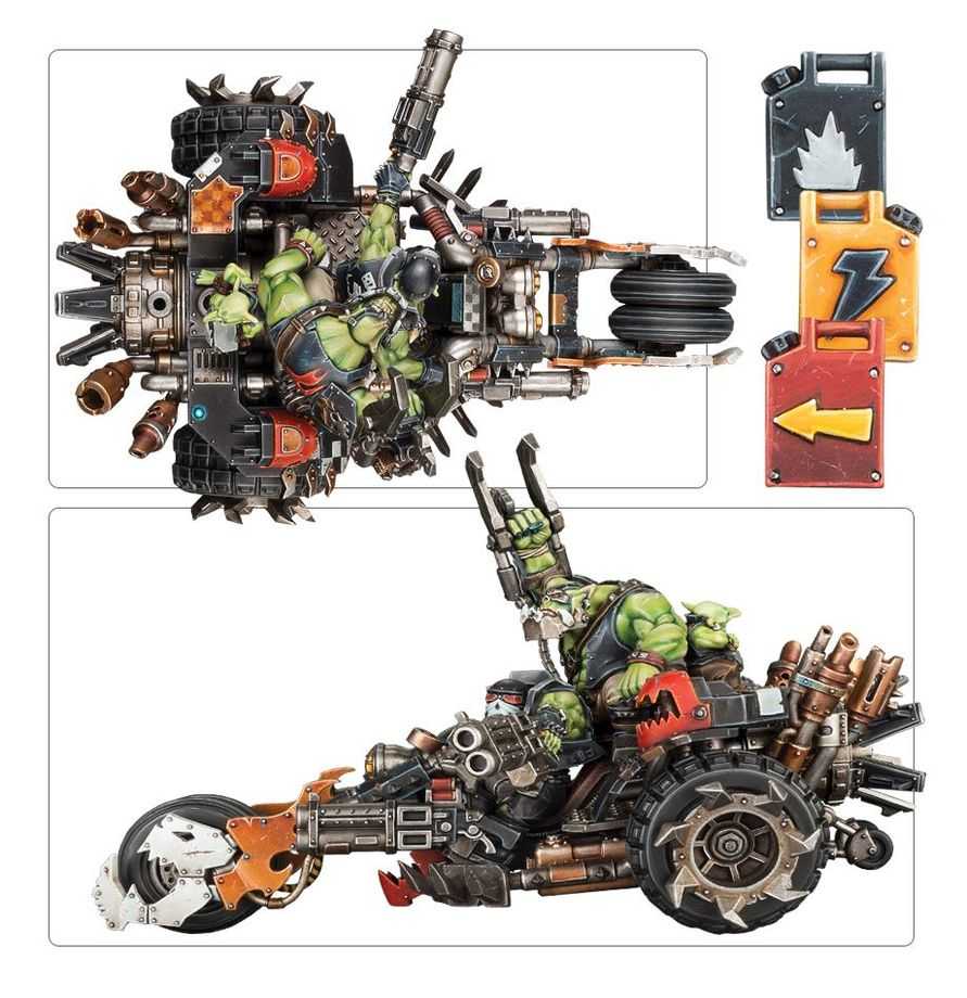 WARHAMMER 40K Orks: Deffkilla Wartrike
