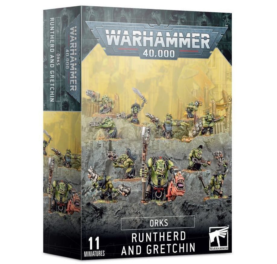 WARHAMMER 40K Orks: Runtherd And Gretchin