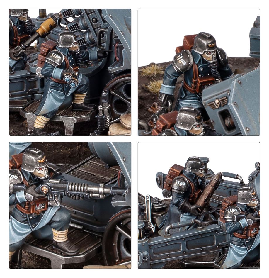 WARHAMMER 40K Astra Militarum: Krieg Artillery Team