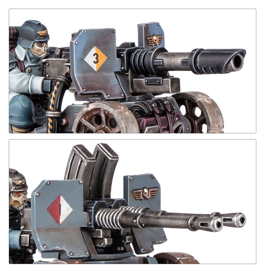 WARHAMMER 40K Astra Militarum: Krieg Heavy Weapons Squad