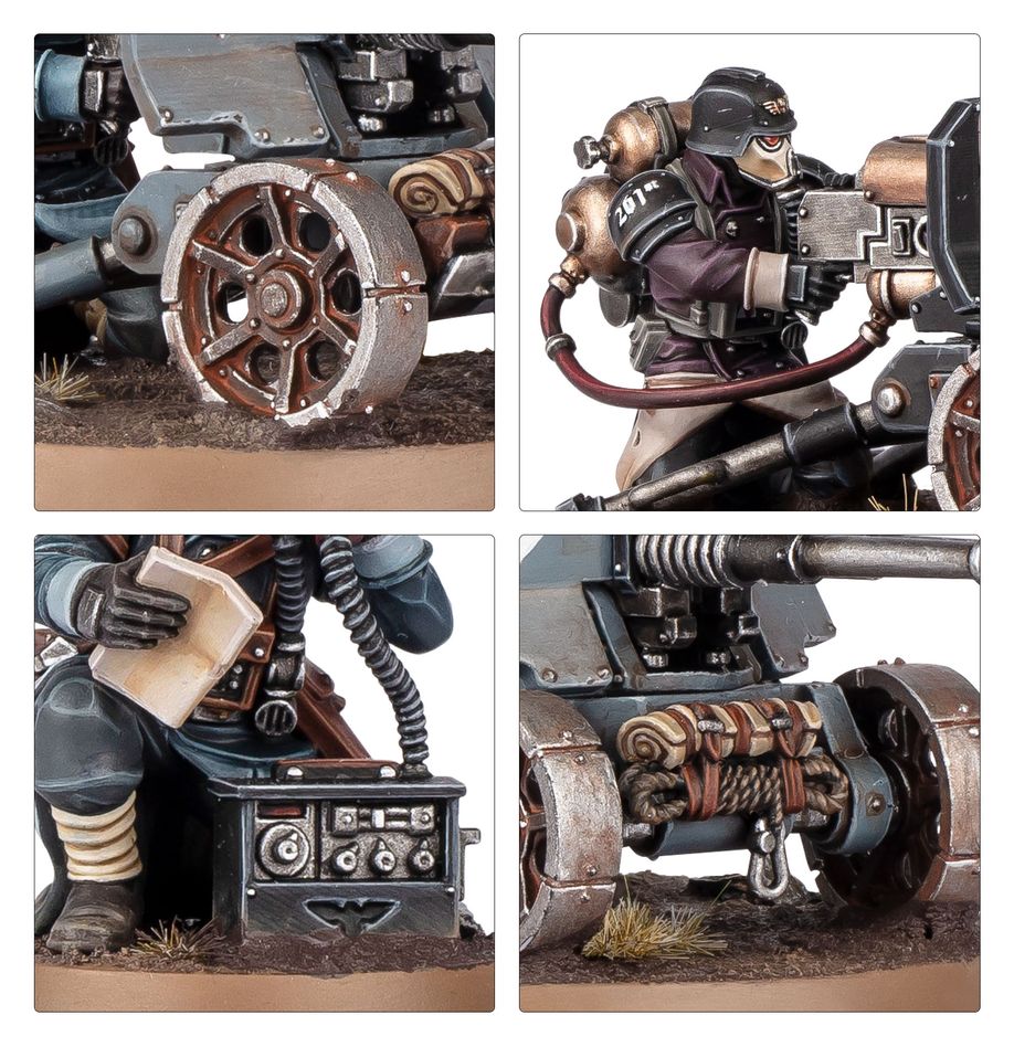 WARHAMMER 40K Astra Militarum: Krieg Heavy Weapons Squad