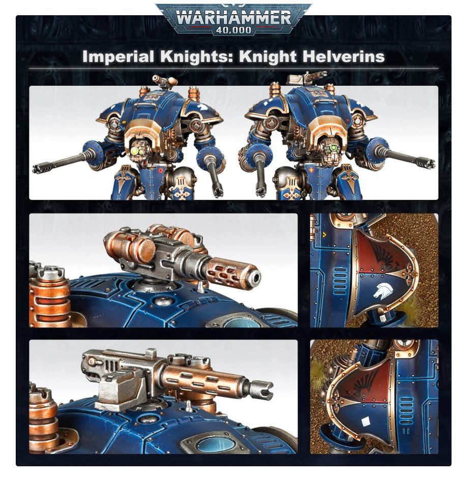 WARHAMMER 40K Imperial Knights: Knight Armigers – Hobby In Scale