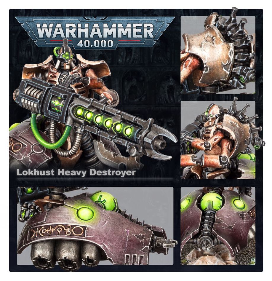 WARHAMMER 40K Necrons Lokhusts Heavy Destroyer