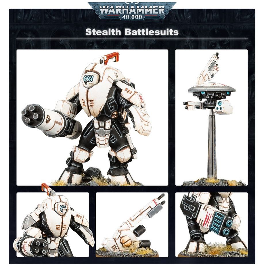 WARHAMMER 40K Tau Empire: Stealth Battlesuits