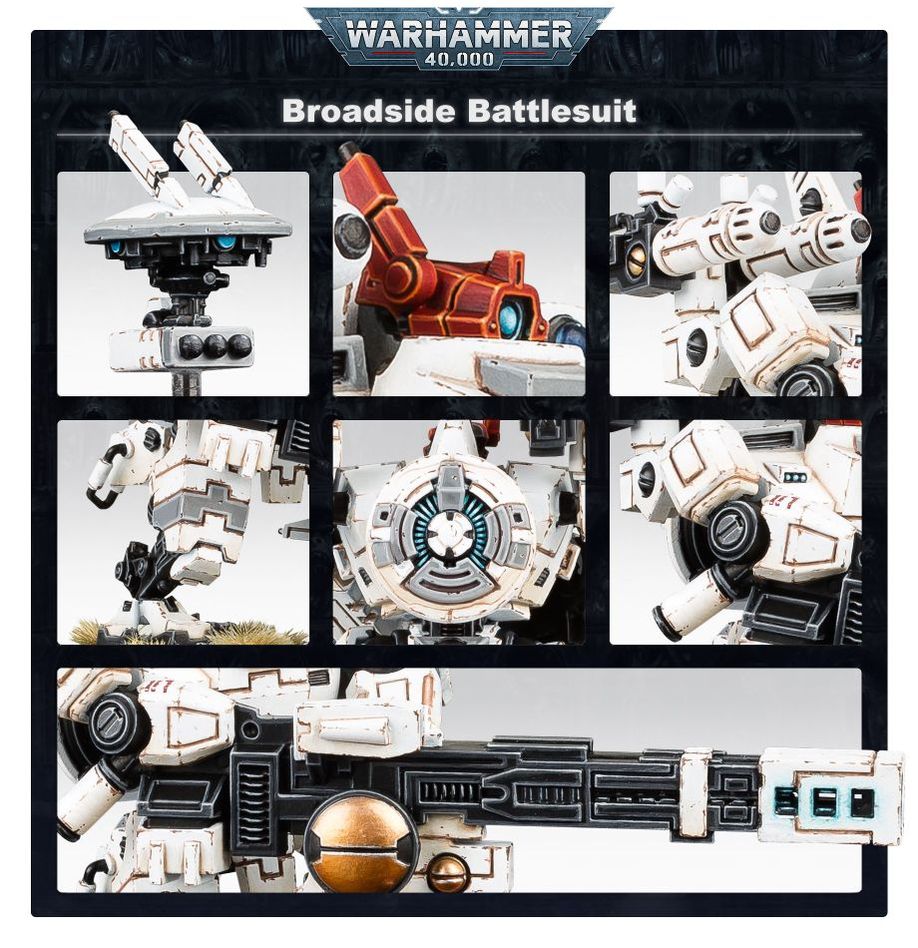 WARHAMMER 40K Tau Empire: Broadside Battlesuit