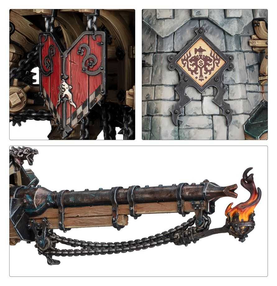 WARHAMMER Age of Sigmar: Cannonade Cogfort / Conqueror Cogfort