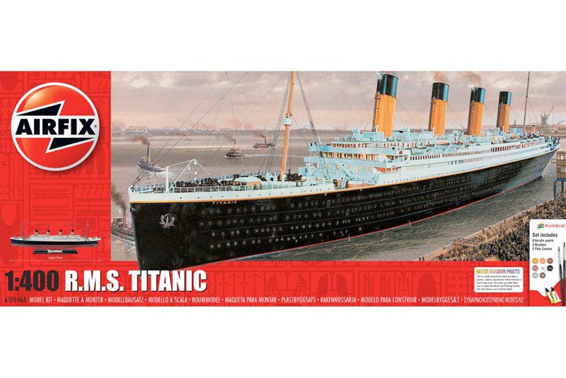 1:400 AIRFIX RMS TITANIC GIFT SET Plastic Model Kit