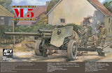 1:35 AFV Club 3 Inch Gun M5 And Carriage M6 Plastic Model Kit