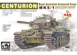 1:35 AFV Club RAAC Centurion Mk5/1 Tank Plastic Model Kit *Australian Decals*