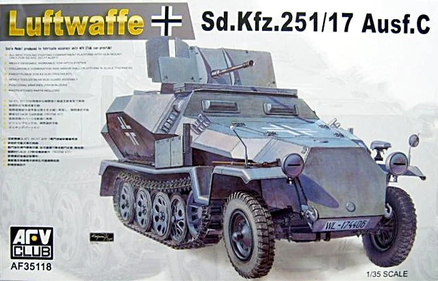 1:35 AFV Club German Sd.Kfz.25 Ausf.C. (Late Type) Plastic Model Kit