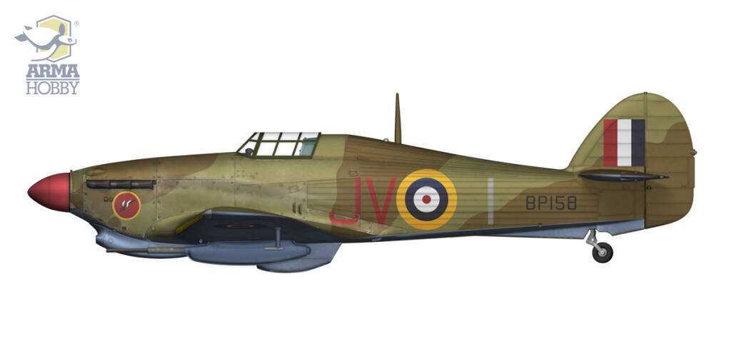 1:72 Arma Hobby Hurricane Mk II D Plastic Model Kit