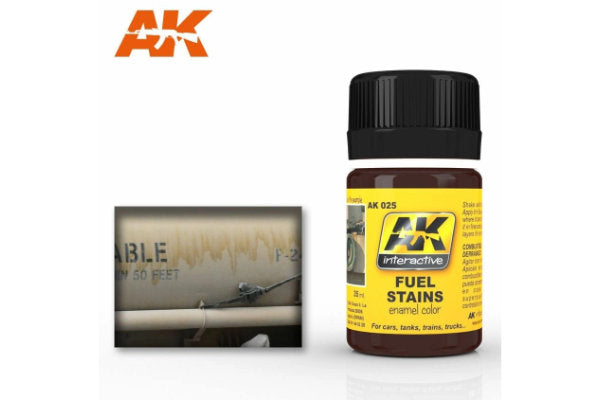 AK Interactive Weathering Products - Fuel Stains