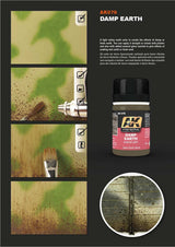 AK Interactive Weathering: Damp Earth Effects 35ml Enamel Paint