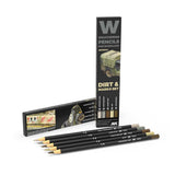 AK Interactive Weathering: Splashes, Dirt And Stains Watercolour Pencil Set