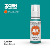 AK Interactive Blue-Green Acrylic Paint 17ml 3rd Generation