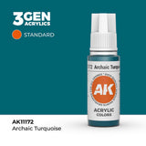 AK Interactive Archaic Turquoise Acrylic Paint 17ml 3rd Generation