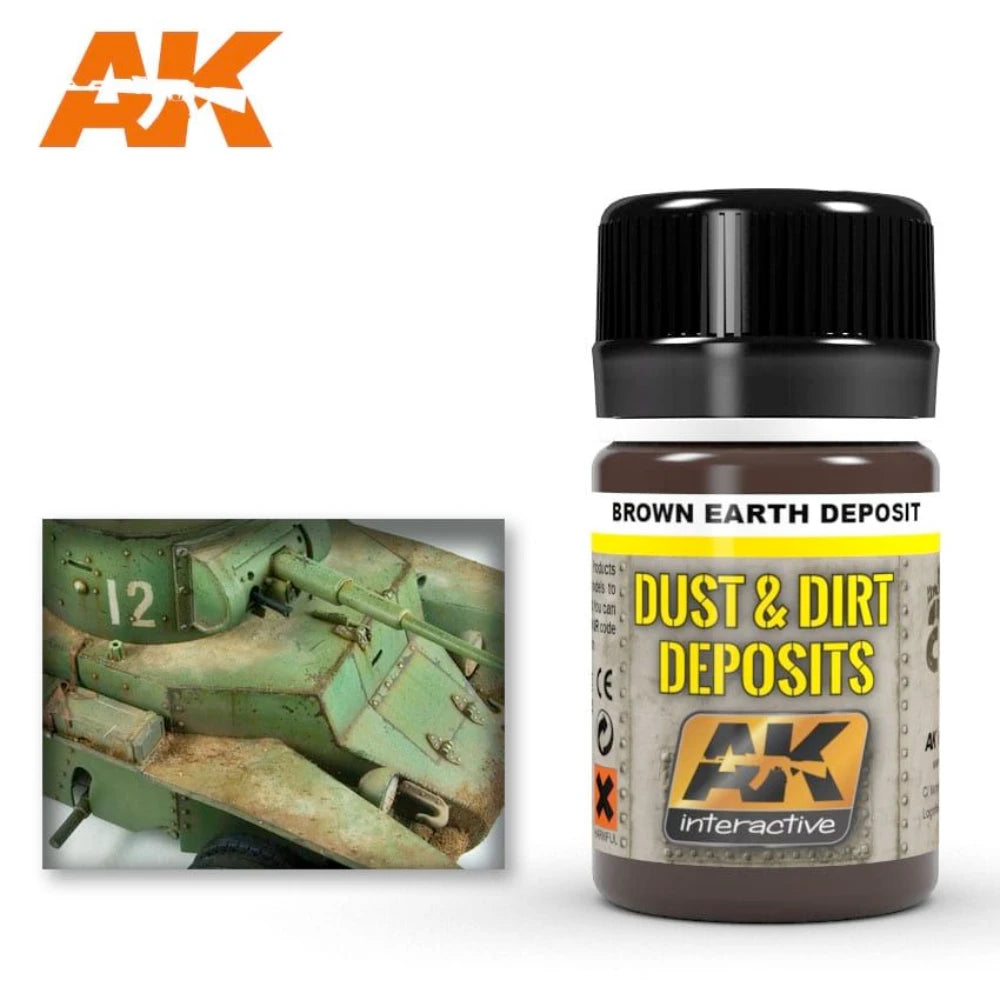 AK Interactive - Weathering Products - Dust & Dirt Deposit 35ml