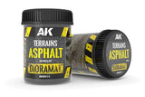 AK Interactive Dioramas: Terrains Asphalt - 250ml