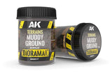AK Interactive Dioramas: Terrains Muddy Ground - 250ml