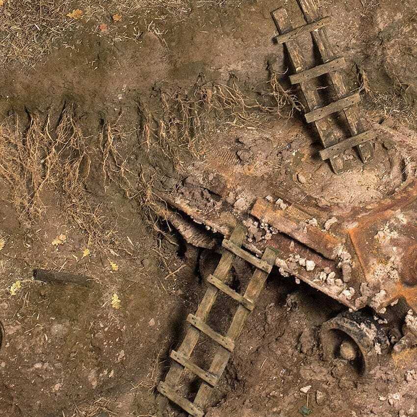 AK Interactive Dioramas: Terrains Dark Earth - 250ml