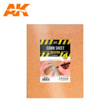 AK Interactive - Building Materials - Cork Sheets Fine Grained 200x300x1mm