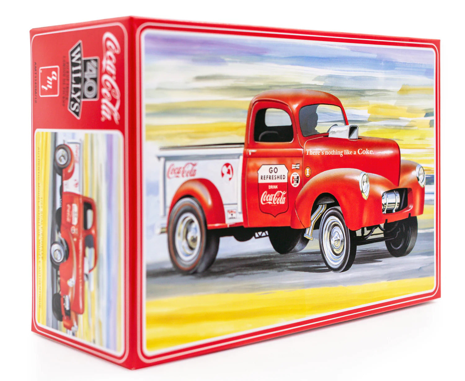 1:25 AMT 1940 Willys Pickup Gasser (Coca-Cola) Plastic Model Kit