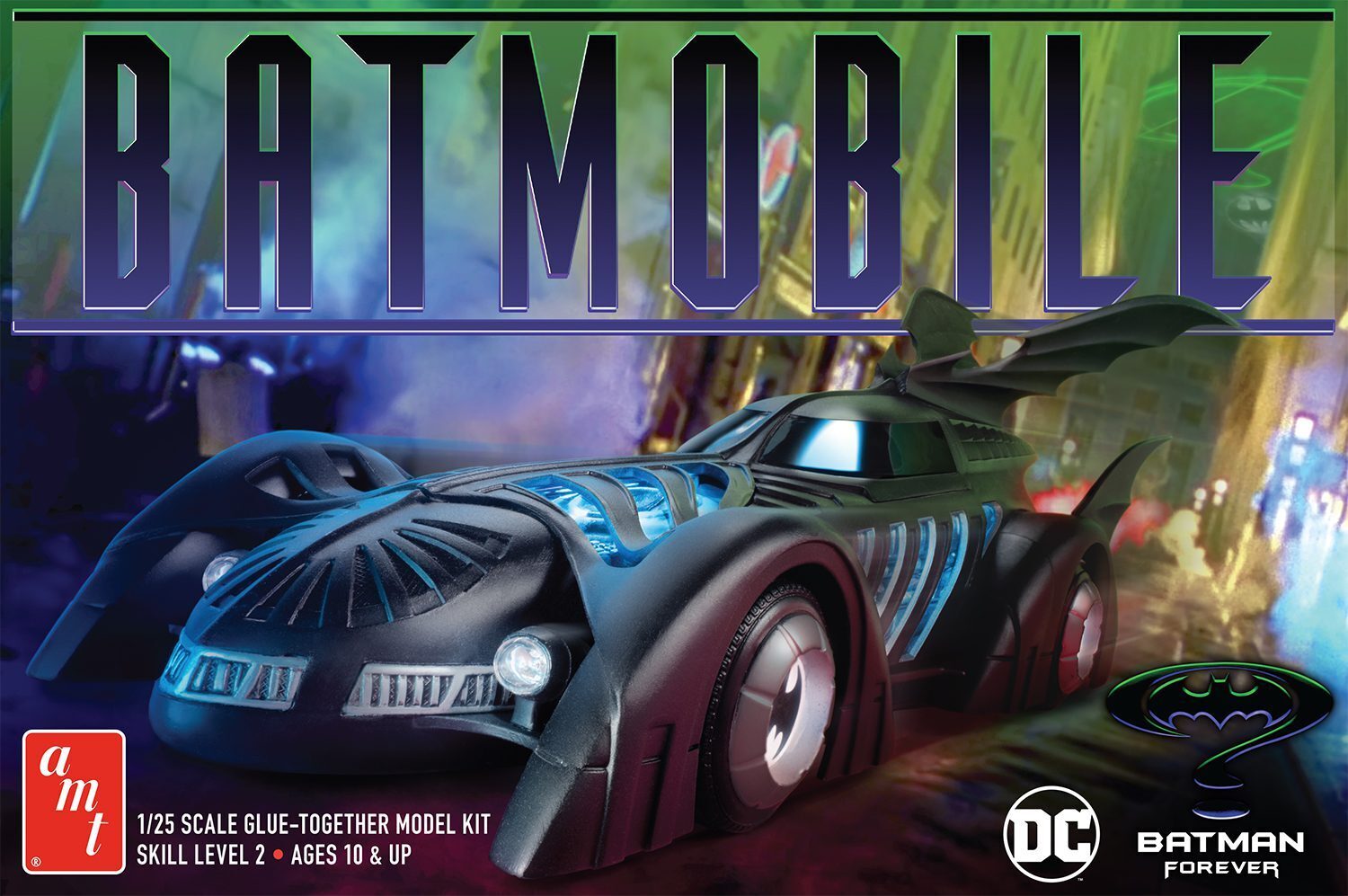 1:25 AMT Batman Forever Batmobile Plastic Model Kit