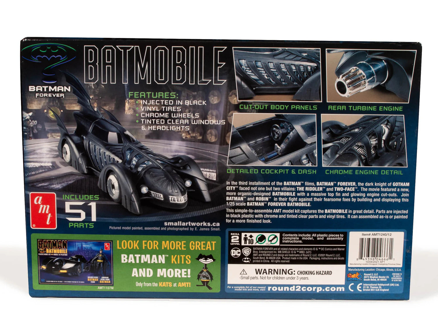 1:25 AMT Batman Forever Batmobile Plastic Model Kit