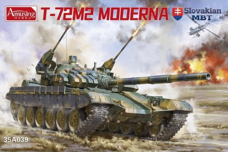 1:35 AMUSING HOBBY T-72M2 Moderna Plastic Model Kit