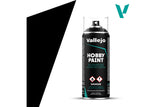 Vallejo Aerosol Black Primer 400ml Hobby Spray Paint