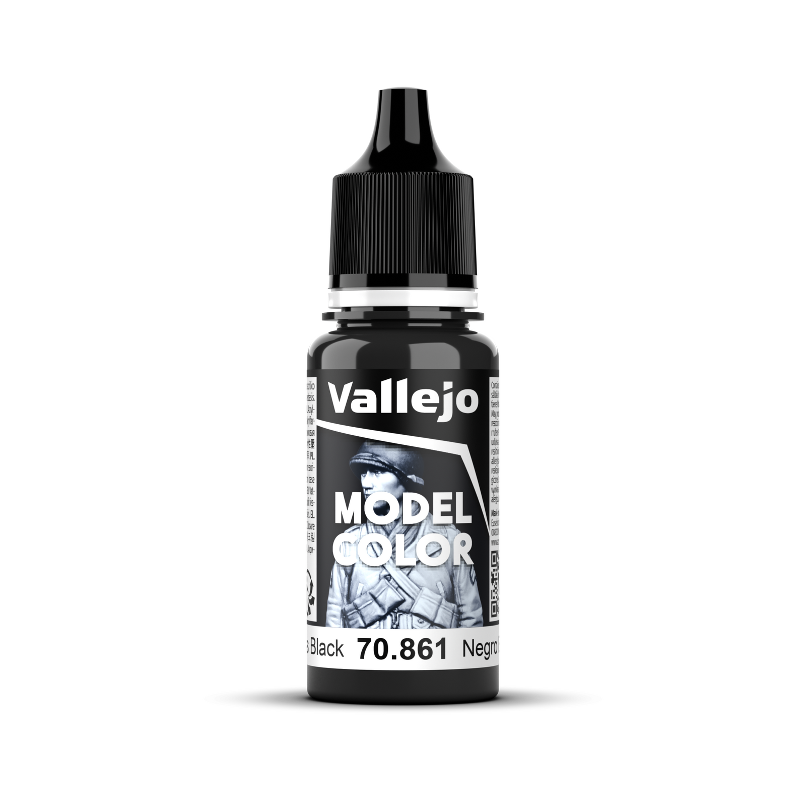 Vallejo - Model Colour - Gloss Black 18ml [70.861]