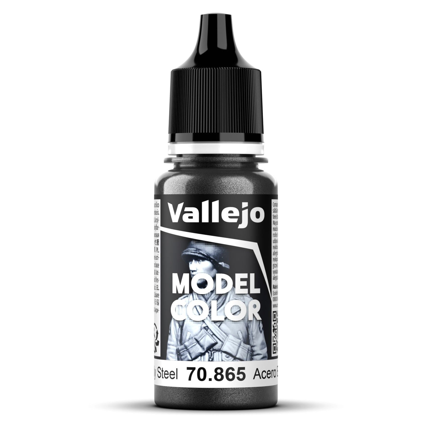 Vallejo - Model Colour - Oily Steel 18ml