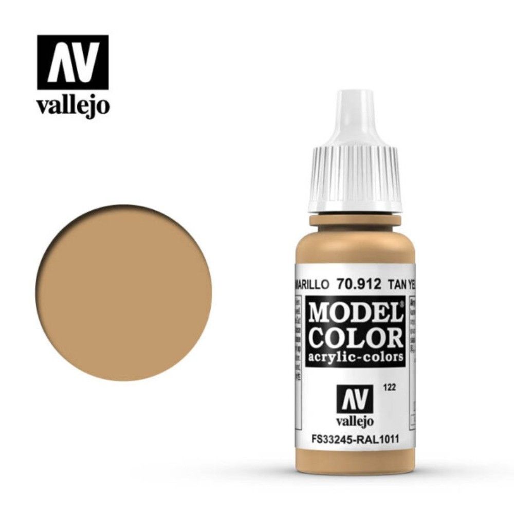 Vallejo Model Colour - Tan Yellow 17 ml