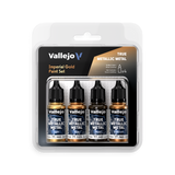 Vallejo True Metallic Metal Imperial Gold - 4 Colour Paint Set