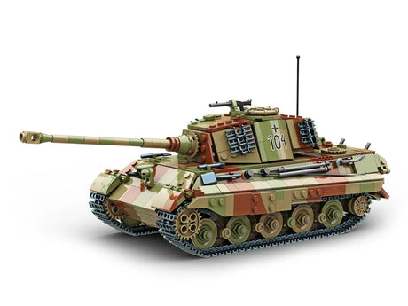 BUILD ARMY Tiger II Tank in Camo