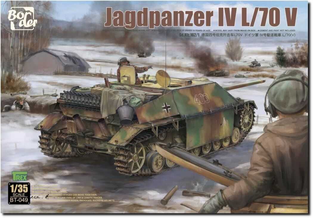 1:35 Border Model Jagdpanzer IV L/70 V Sd.Kfz.162/1 Plastic Model Kit