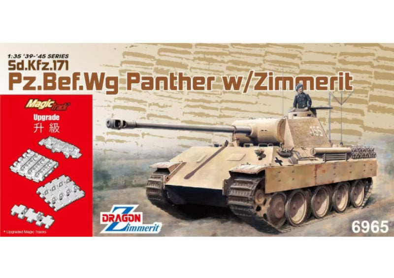 1:35 DRAGON Befehls-Panther Zimmerit Plastic Model Kit