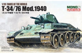 1:35 MONO X DRAGON T-34/76 Mod.1940 Plastic Model Kit