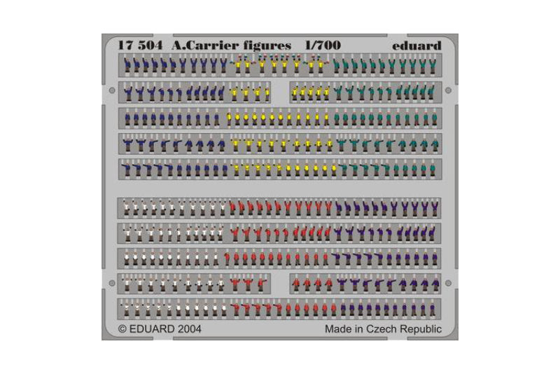 1:700 EDUARD Aircraft Carrier Figures Photo etched parts