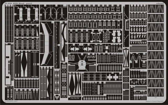 1:350 EDUARD HMS Hood Photo Etched Set (Trumpeter)